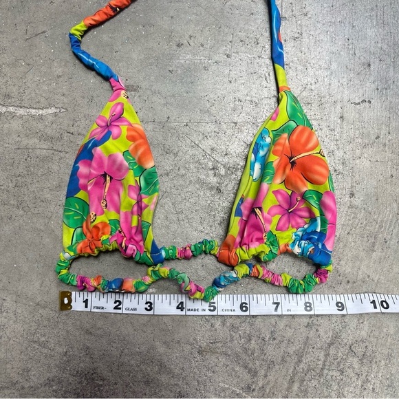 FRANKIES BIKINIS Floral Bikini Top XS - Picture 2 of 5
